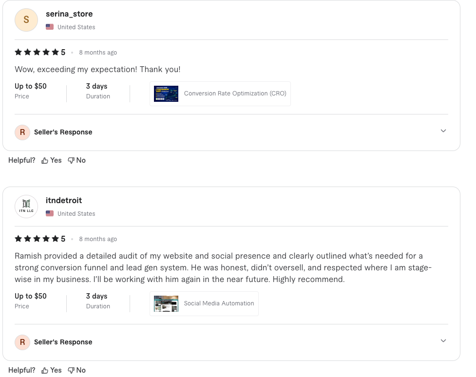 Client review