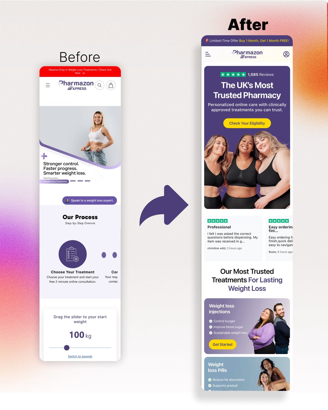 Product page build
